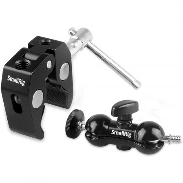 SmallRig Multi-function Super  Clamp with Double Ball Heads  1/4" Screw 1138