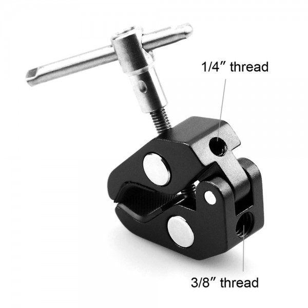 SmallRig Super Clamp w/ 1/4"  and 3/8" t...
