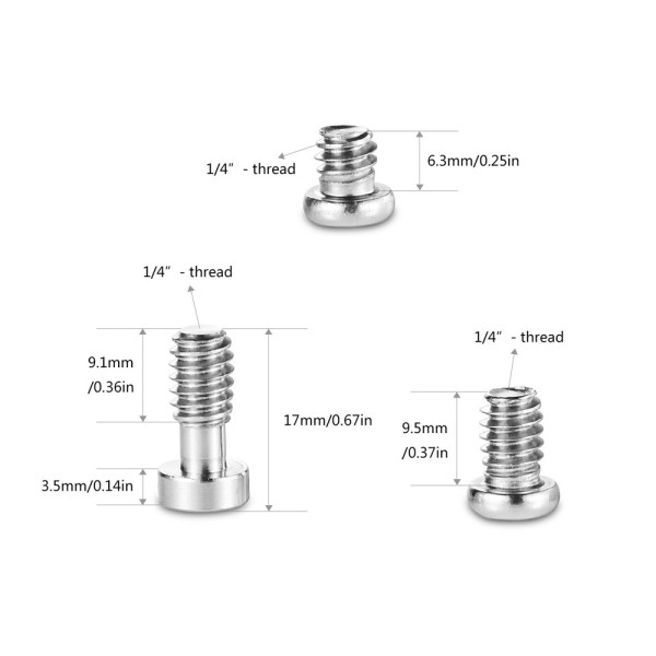 SmallRig Hex Screw Pack (12 pcs) 1713