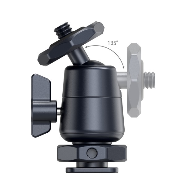 SmallRig Mini Ball-Head Mounting Support Kit with Removable Cold Shoe (2pcs) 2948B