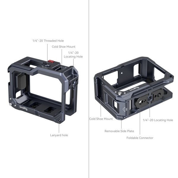 SmallRig Cage for GoPro Hero13 / 12/ 11 / 10 / 9 Black 3084C