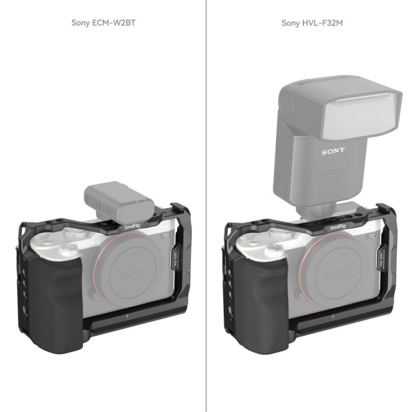 SmallRig Cage with Silicone Side Handle for Sony A7C Camera 3212B