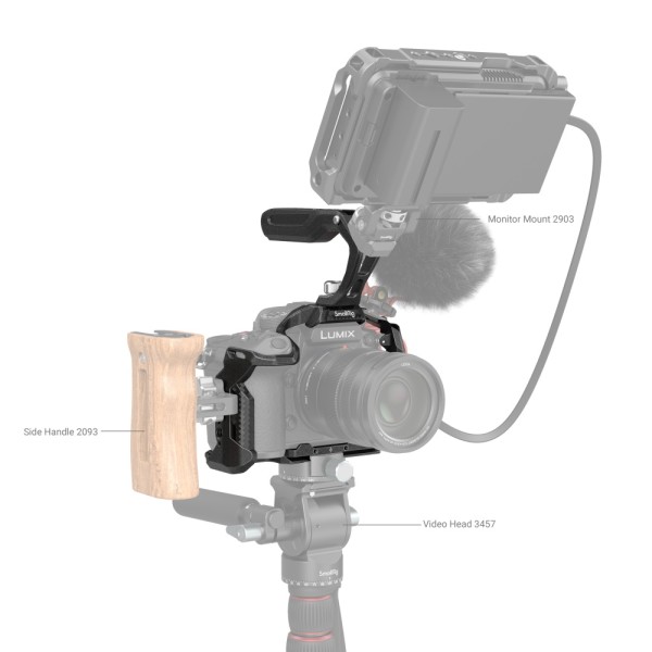 SmallRig "Black Mamba"Series Cage Kit for Panasonic LUMIX GH7 / GH6 3441