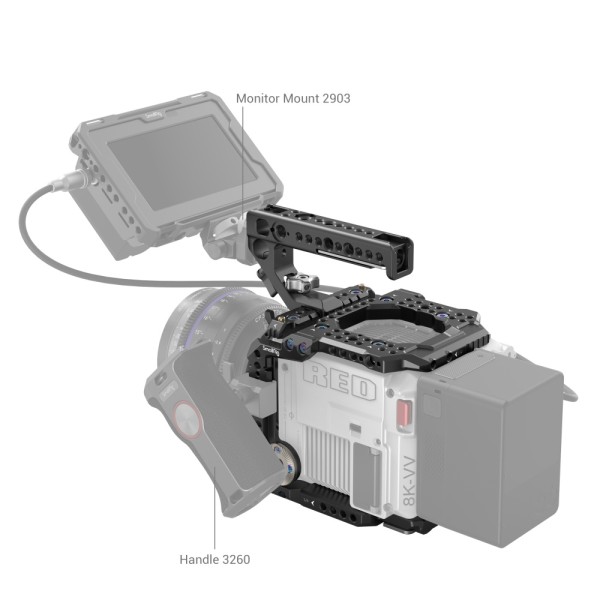 SmallRig Cage Kit for RED V-RAPTOR 3696