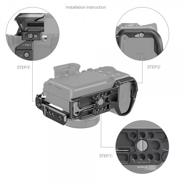 "Rhinoceros" Advanced Cage Kit for Sony Alpha 7R V / Alpha 7 IV / Alpha 7S III 3710