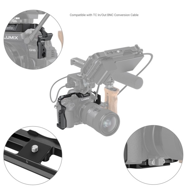 SmallRig Full Cage for Panasonic LUMIX GH7 / GH6 3784