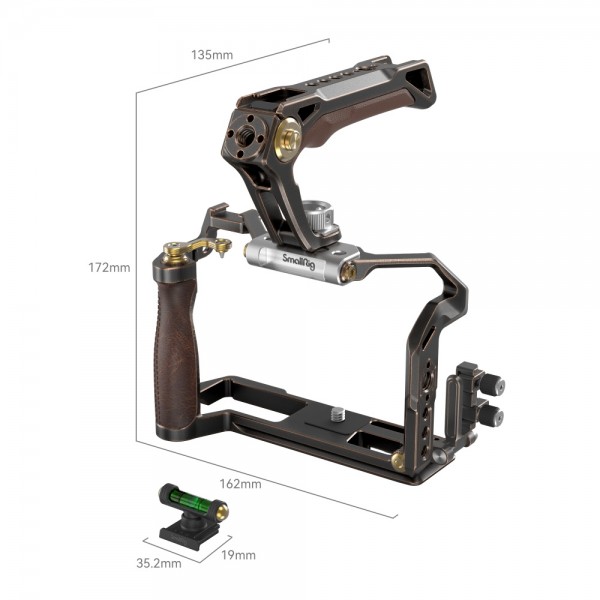 Retro Handheld Cage Kit for FUJIFILM X-T5 3872