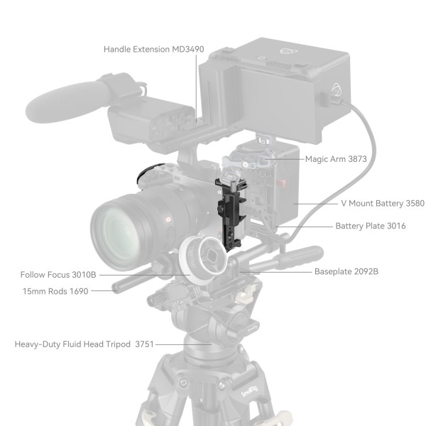 SmallRig Cage for Sony FX30 / FX3 4183B