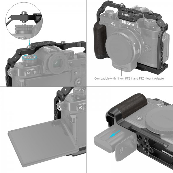 Camera Cage for Nikon Z f 4261