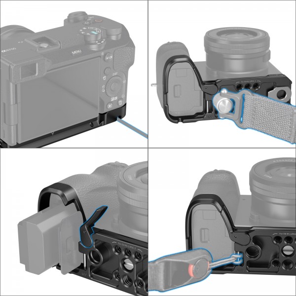 Baseplate for Sony Alpha 6700 4338