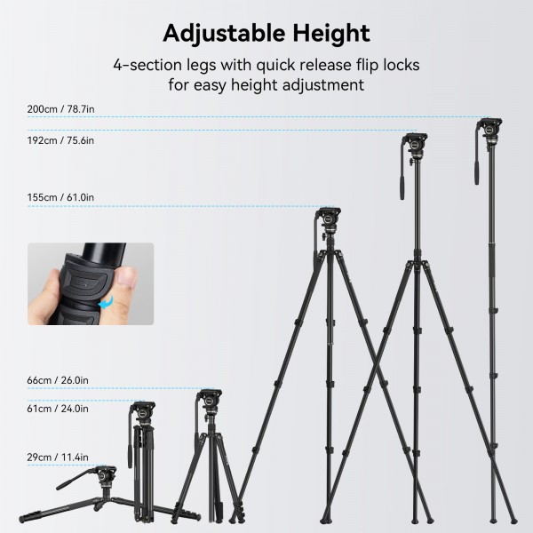 Video Tripod Kit CT-210 4475