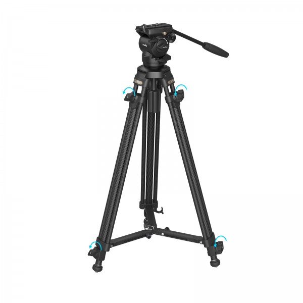 Lightweight Video Carbon Fiber Tripod Kit AD-50 46...