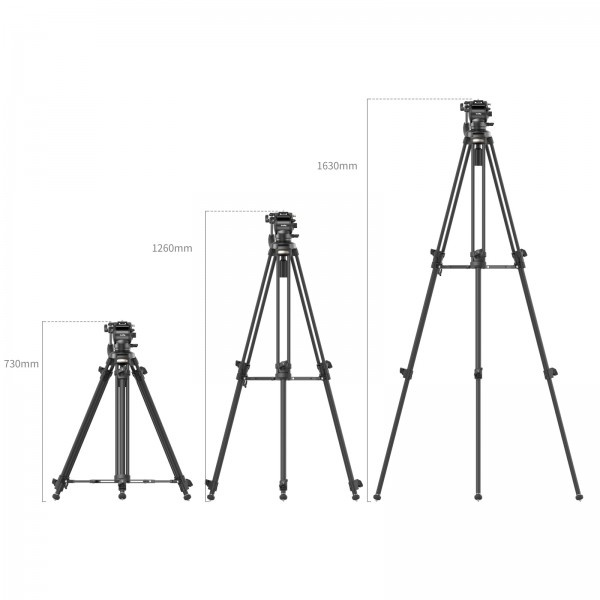 Lightweight Video Carbon Fiber Tripod Kit AD-50 4685