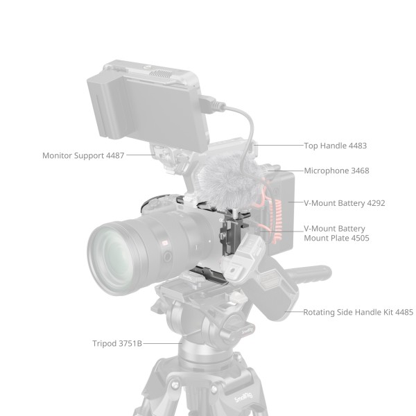 HawkLock Quick Release Cage Kit for Sony FX3 / FX30 4770