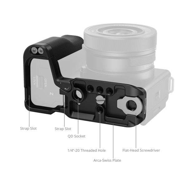 SmallRig L-Shape Mount Plate with Silicone Handle for Sony ZV-E10 II 4778 SmallRig L-Shape Mount Plate with Silicone Handle for Sony ZV-E10 II 4778