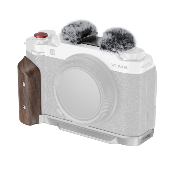 SmallRig L-Shape Mount Plate with Wooden Handle for FUJIFILM X-M5 5261