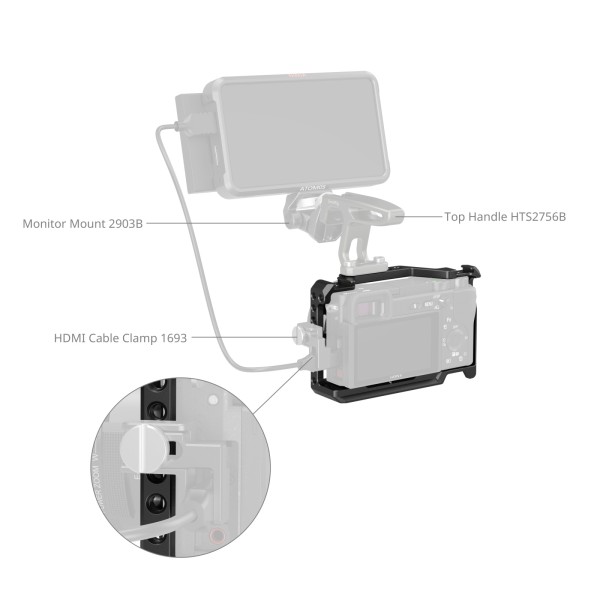 SmallRig Cage for Sony A6100 / A6300 / A6400 / A6500 CCS2310C