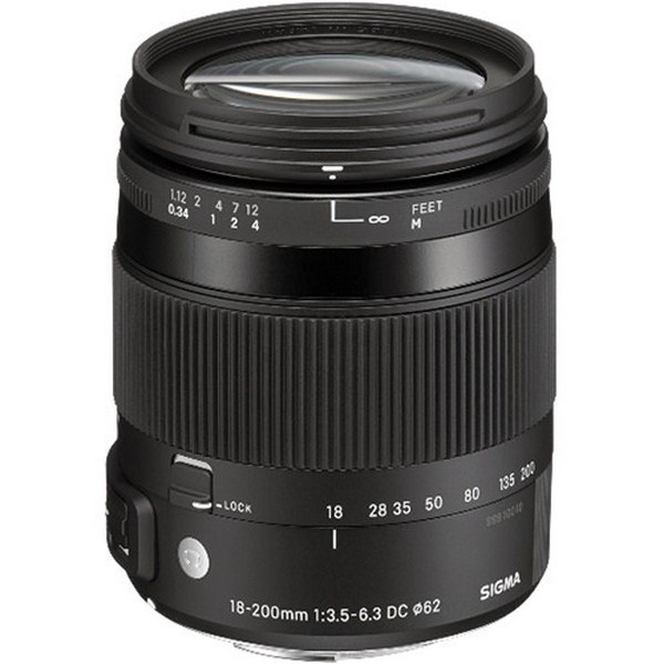 Sigma 18-200mm f/3.5-6.3 DC Macro HSM Contemporary Lens 