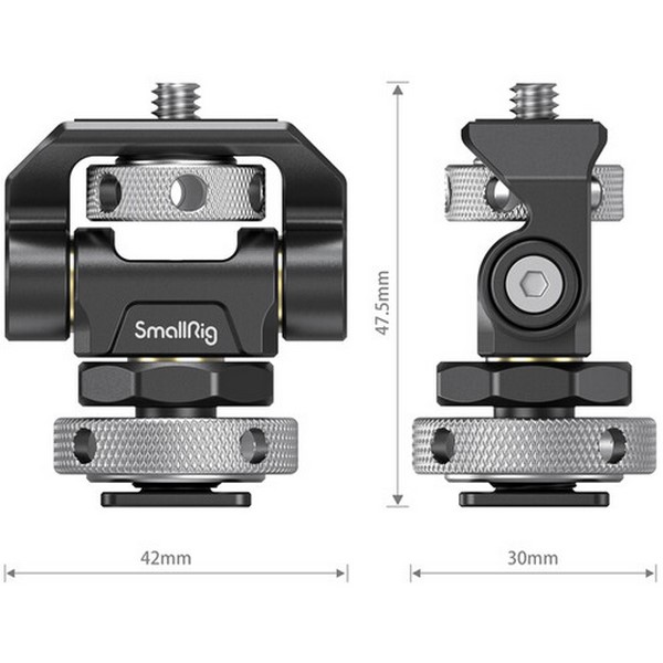 SmallRig Swivel and Tilt Adjustable Monitor Mount with Cold Shoe Mount 2905