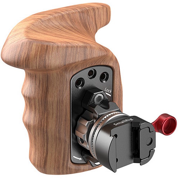 SmallRig Right Side Wooden Grip with NATO Mount 21...